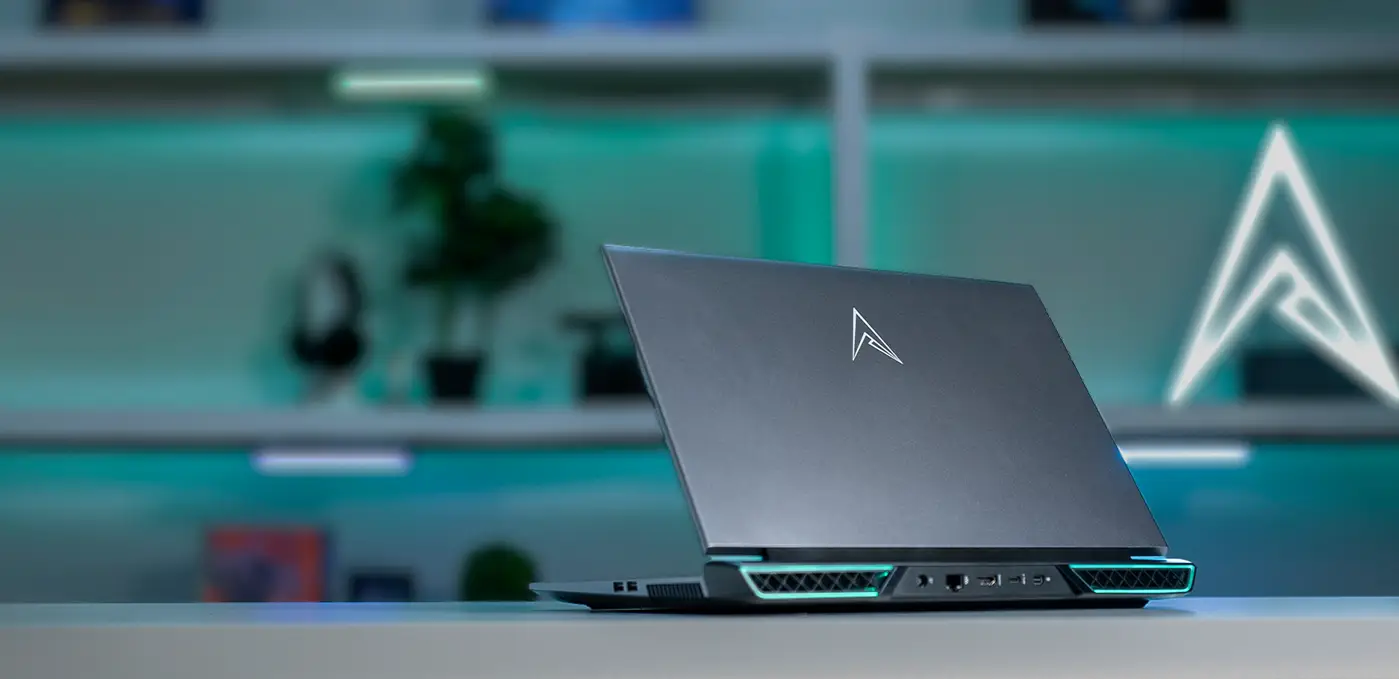 A powerful Allied gaming laptop offering desktop-level performance and portability